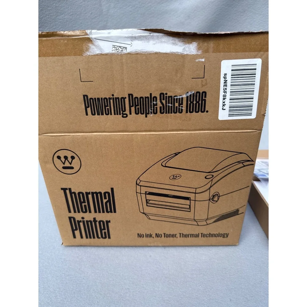 Westinghouse WHTP203e Thermal Label Printer USB 4x6 Reseller Office New Open Box